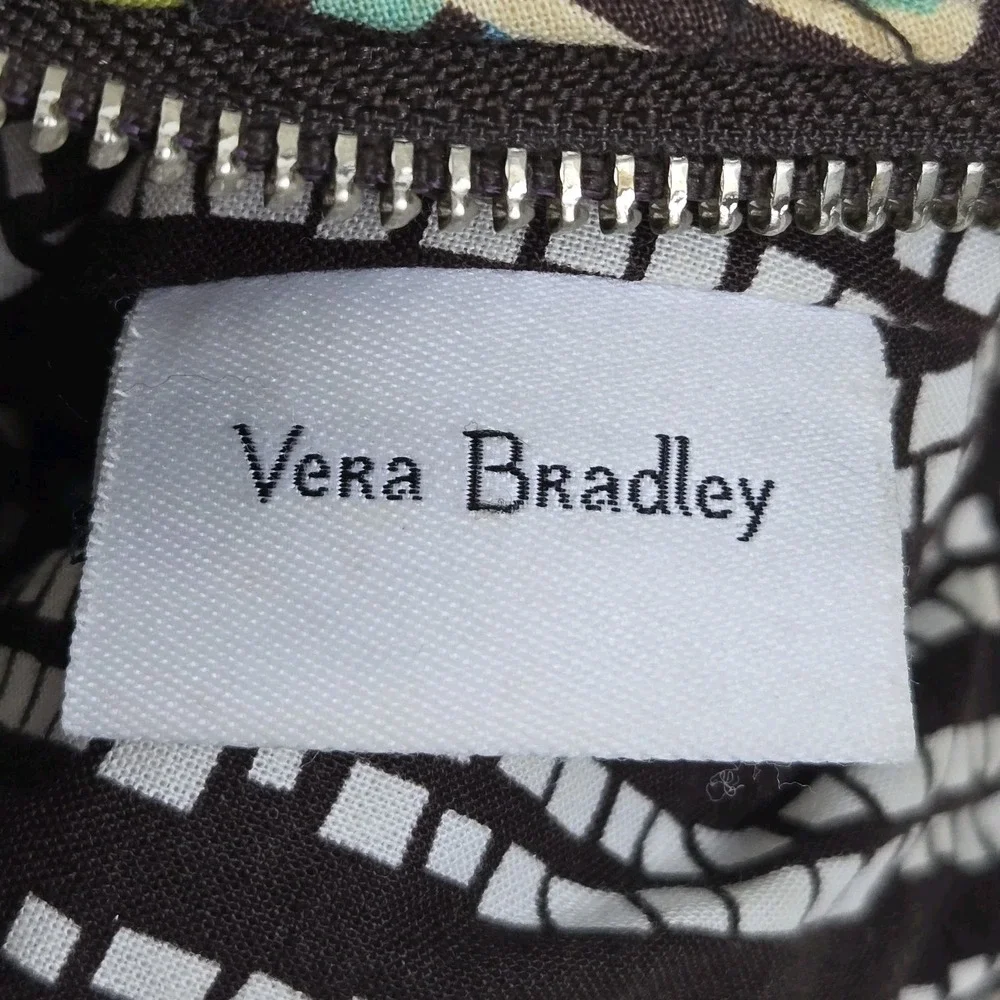 Vera Bradley Vivian Hobo Rain Forest Pattern Quilted Cotton Satchel Bag READ
